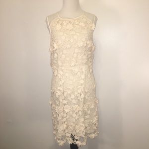 ✨NWT Thistlepearl UO Cream Crocheted Floral Dress